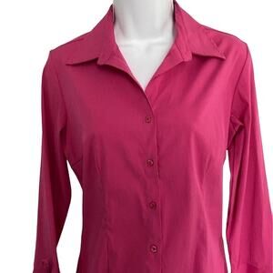 DCC Missy Size S Stretch Pink Belle Sleeve Blouse